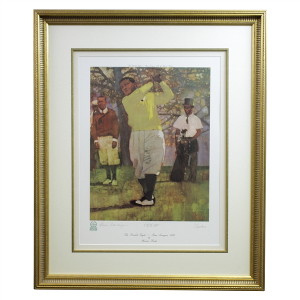 Gene Sarazen Signed WGHoF Double Eagle - 1935 #59/75 Bernie Fuchs Artists Proof JSA ALOA