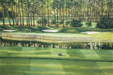 Atlanta Athletic Club Highland Course #17 Print #105/850 Signed by Artist Steve Lotus with '2001' PGA