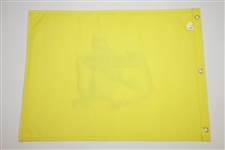 Bernhard Langer Signed Undated Masters Embroidered Flag JSA ALOA