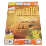 Tiger Woods Signed Wheaties Grand Slam Champion Ltd Ed Box JSA FULL #BB46564
