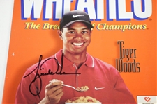 Tiger Woods Signed Wheaties 'Breakfast of Champions' Box JSA FULL #BB46585