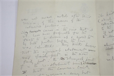 1893 Handwritten Letter from H.S.C. Everard on St. Andrews Stationary Regarding Ruling at Cannes Golf Club - April 17th
