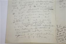 1893 Handwritten Letter from H.S.C. Everard on St. Andrews Stationary Regarding Ruling at Cannes Golf Club - April 17th