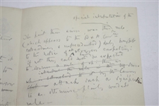 1893 Handwritten Letter from H.S.C. Everard on St. Andrews Stationary Regarding Ruling at Cannes Golf Club - April 17th