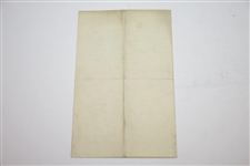 1893 Handwritten Letter from H.S.C. Everard on St. Andrews Stationary Regarding Ruling at Cannes Golf Club - April 17th