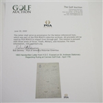 1893 Handwritten Letter from H.S.C. Everard on St. Andrews Stationary Regarding Ruling at Cannes Golf Club - April 17th