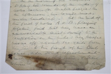 1893 Handwritten Signed Letter by H.S.C. Everard regarding Cannes Golf Club Ruling - March 20th