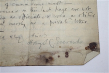 1893 Handwritten Signed Letter by H.S.C. Everard regarding Cannes Golf Club Ruling - March 20th