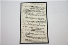 1893 Handwritten Letter by C.C. Woodward Regarding Cannes Golf Club Ruling - April 14th