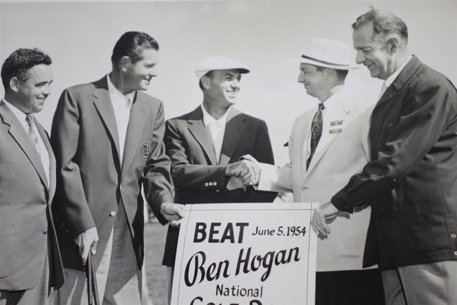Original Beat Ben Hogan National Day Morgan Fitz 8x10 Photo - Horton & Ben in Green Jackets