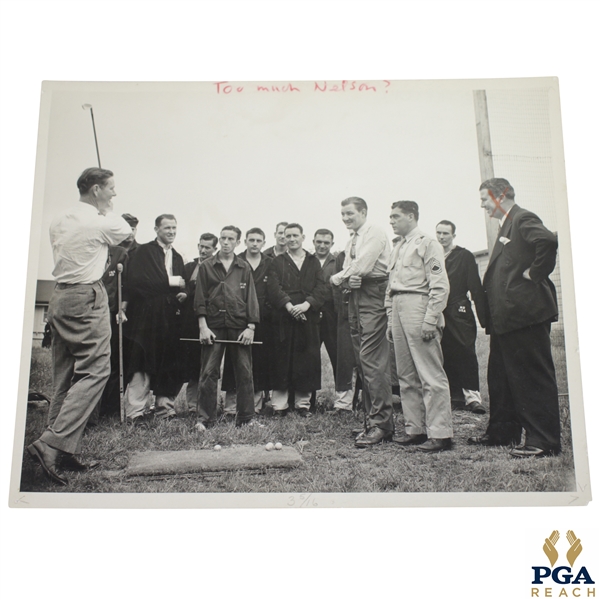 Original Byron Nelson 1944 Rehabilitation Too Much Nelson Tommy Weber 8x10 Photo