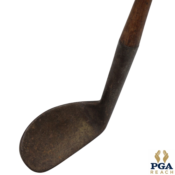 Foulis Concave Smooth Face Wood Shafted Mashie-Niblick - No Shaft Stamp
