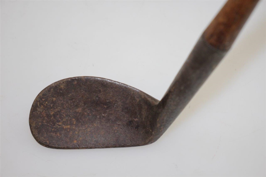Foulis Concave Smooth Face Wood Shafted Mashie-Niblick - No Shaft Stamp