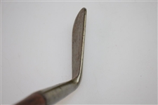 Circa 1900 Tom Stewart Auchterlonie Smooth Face Mashie with Shaft Stamp
