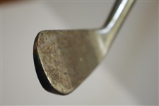 Circa 1900 Tom Stewart Auchterlonie Smooth Face Mashie with Shaft Stamp