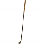 Circa 1900 Tom Stewart Auchterlonie Smooth Face Mashie with Shaft Stamp
