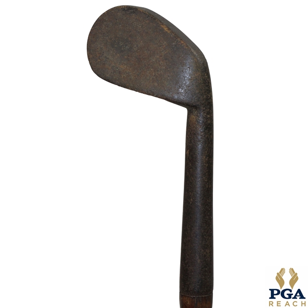 Circa 1880 Mashie Niblick with Bussey Grip & Niblick Shaft Stamp - 39 3/4"