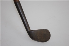 Circa 1880 Mashie Niblick with Bussey Grip & Niblick Shaft Stamp - 39 3/4