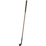 Circa 1880 Mashie Niblick with Bussey Grip & Niblick Shaft Stamp - 39 3/4