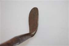 Circa 1900 Forth Rubber Co. Edinburgh Rut Iron with St. Andrews Bend