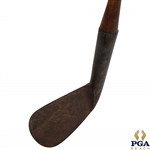 Circa 1885 Hoylake Iron with Patented Leather Bussey Grip - 37 1/2"