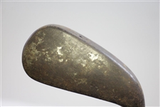 Circa 1885 Hoylake Iron with Patented Leather Bussey Grip - 37 1/2