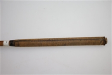 Circa 1885 Hoylake Iron with Patented Leather Bussey Grip - 37 1/2