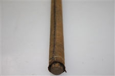 Circa 1885 Hoylake Iron with Patented Leather Bussey Grip - 37 1/2