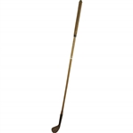 Circa 1885 Hoylake Iron with Patented Leather Bussey Grip - 37 1/2