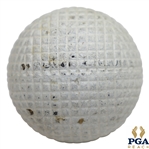 Circa 1880 Auchterlonie Gutta Percha Golf Ball - Excellent Condition - 95% Paint