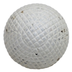 Circa 1880 Auchterlonie Gutta Percha Golf Ball - Excellent Condition - 95% Paint