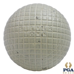 Circa 1890s Silvertown Line Cut Gutty Golf Ball - 100% Paint!