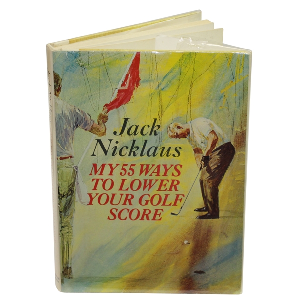 Jack Nicklaus Signed My 55 Ways to Lower Your Golf Score Book JSA ALOA
