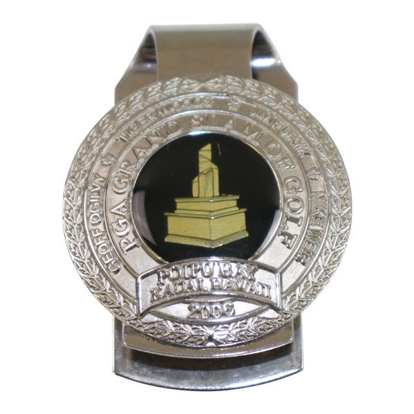 2006 PGA Grand Slam of Golf Money Clip - Woods-Furyk-Weir-Ogilvy