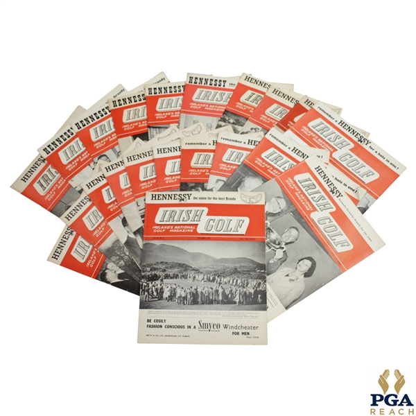 1963, 1964, & 1965 Irish Golf Magazines - Twenty-One (21)