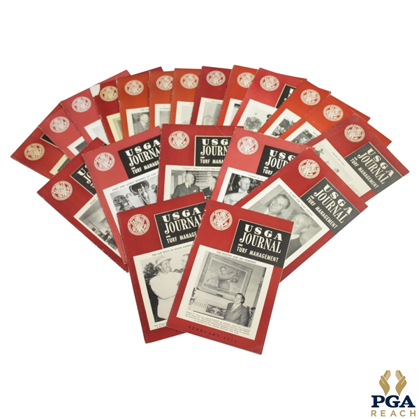 1951-1954 USGA Journal & Turf Management Golf Magazines - Twenty (20)