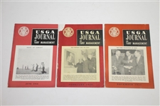 1951-1954 USGA Journal & Turf Management Golf Magazines - Twenty (20)