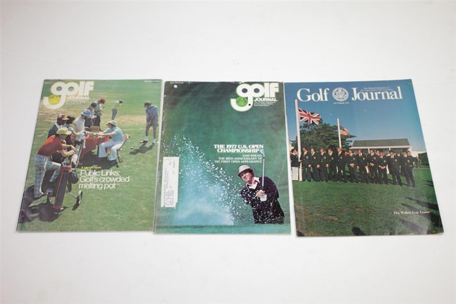 1974 & 1977 The Golf Journal USGA 'Golf Journal' Golf Magazines - Sixteen (16)