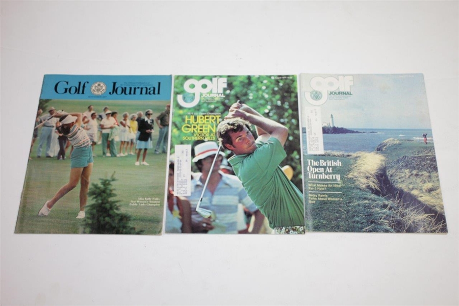 1974 & 1977 The Golf Journal USGA 'Golf Journal' Golf Magazines - Sixteen (16)