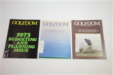 1972 & 1973 Golfdom Golf Magazines - Nine (9)