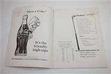 1949 The Philadelphia Inquirer Invitation 6th Annual Tournament Program