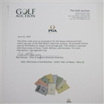 1950-1959 Rules of Golf Booklets - USGA, R&A, & Wilson - Nine (9)