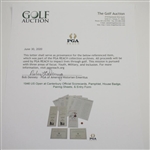 1946 US Open at Canterbury Official Scorecards, Pamphlet, House Badge, Pairing Sheets, & Entry Form