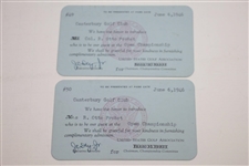 1946 US Open at Canterbury Guest Badge, Admission Tickets, Cocktail Invite, & Correspondence