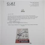 1949 US Open at Medinah Country Club USGA Press & Radio Information Program