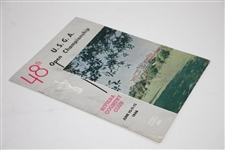 1948 US Open at Riviera Country Club Official Program with Pairing Sheets - Ben Hogan Winner