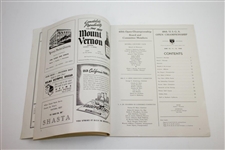 1948 US Open at Riviera Country Club Official Program with Pairing Sheets - Ben Hogan Winner