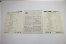 1948 US Open at Riviera Country Club Official Program with Pairing Sheets - Ben Hogan Winner