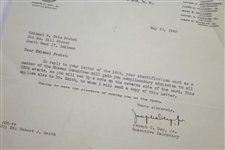 1949 US Open at Medinah Country Club Pairing Sheets, Parking, Scorecards, & Correspondence
