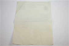 1949 US Open at Medinah Country Club Pairing Sheets, Parking, Scorecards, & Correspondence